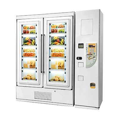 ロッカー型冷蔵自動販売機
